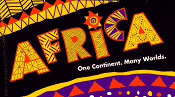 logo Africa One Continent. Many worlds
