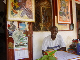 Senegalais painter Bouba Dieye