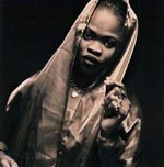 traditioneel jonge Soussou vrouw