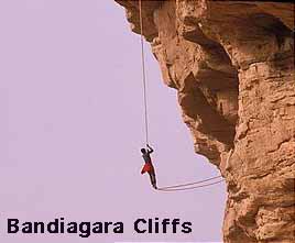 Cliff Climbing Dogon