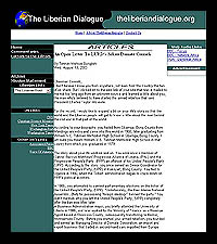 Liberian Dialogue 2003