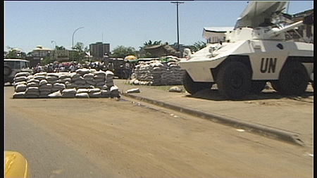 UNAMSIL Roadblock - Liberia 2003