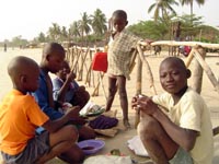 Peanut sellers at Lumley Beach