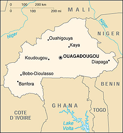 Burkina Map
