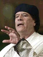president Qaddafi